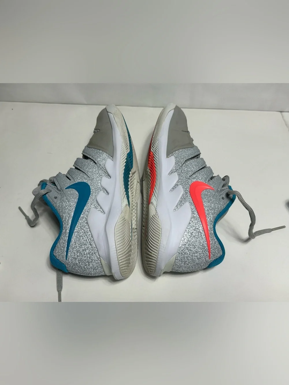 Nike Air Zoom Vapor X HC Half Blue Pink Tennis Shoes AA8027-064 Size 7